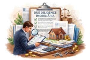 Due diligence imobiliária: análise de documentos, contrato e modelo de imóvel para compra segura